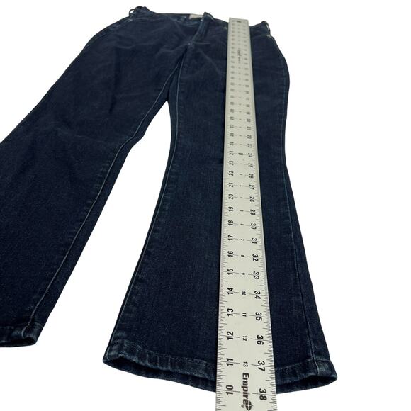 Everlane Womens Size 26 Authentic Stretch Slim Bootcut Denim Jean Dark Wash - Picture 6 of 6
